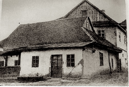 Die Baal-Schem-Tov-Synagoge in Medschybisch (Ukraine).